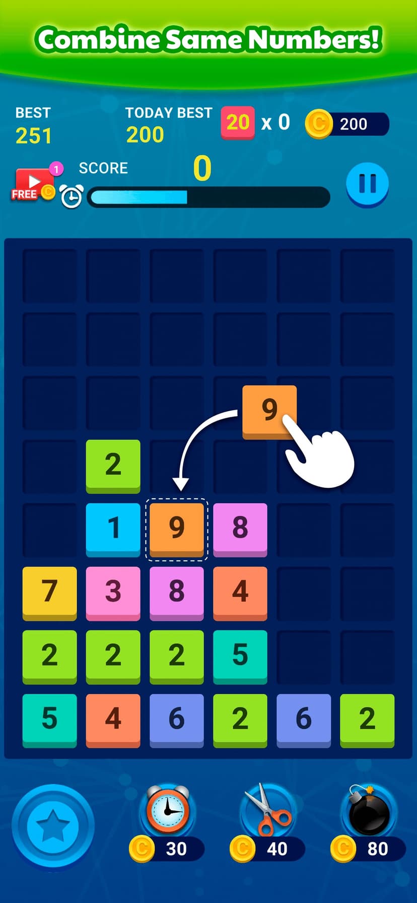 Merge Blocks: Puzzle Game Fun screenshot 2 - screenshot