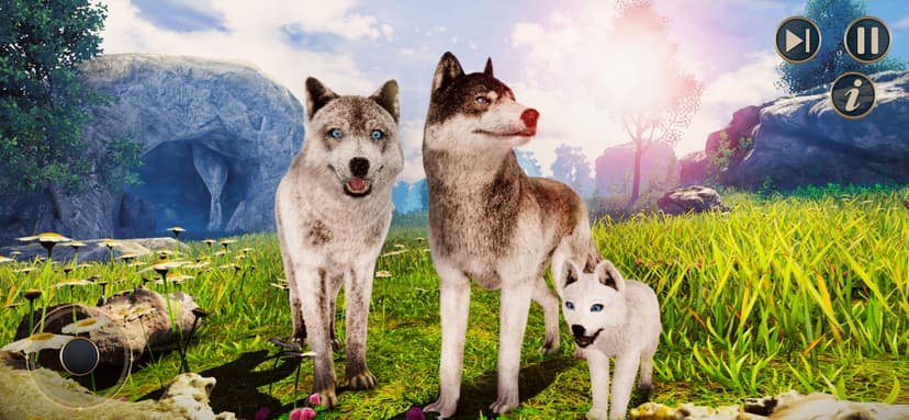 The Wild Wolf Life Simulator screenshot 2 - screenshot