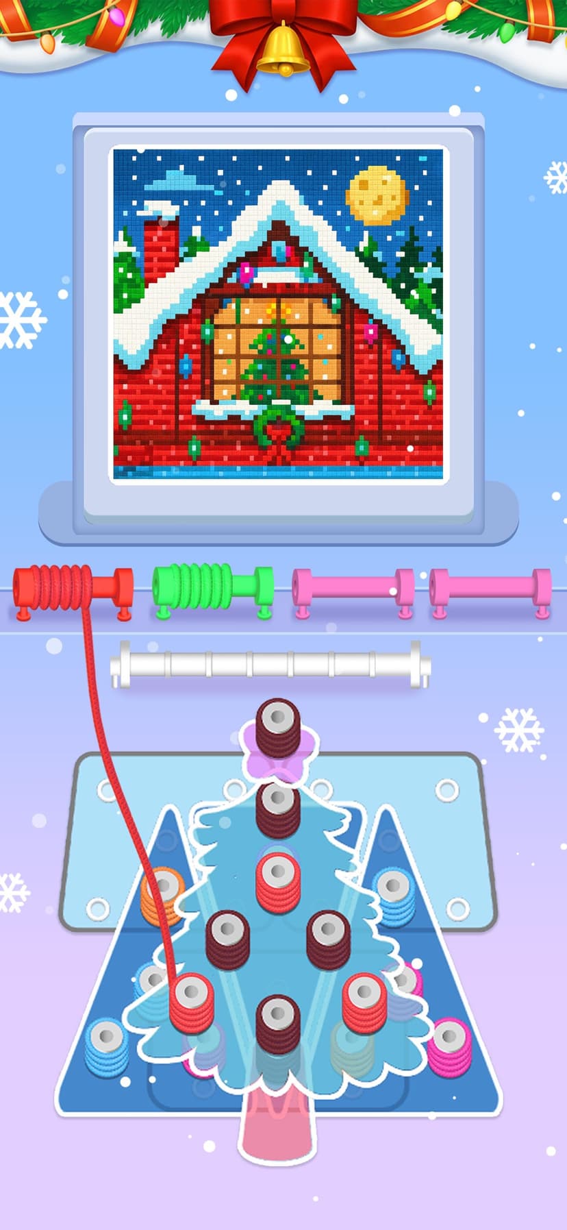 Wool Sort: Pixel Screw Yarn screenshot 1 - screenshot