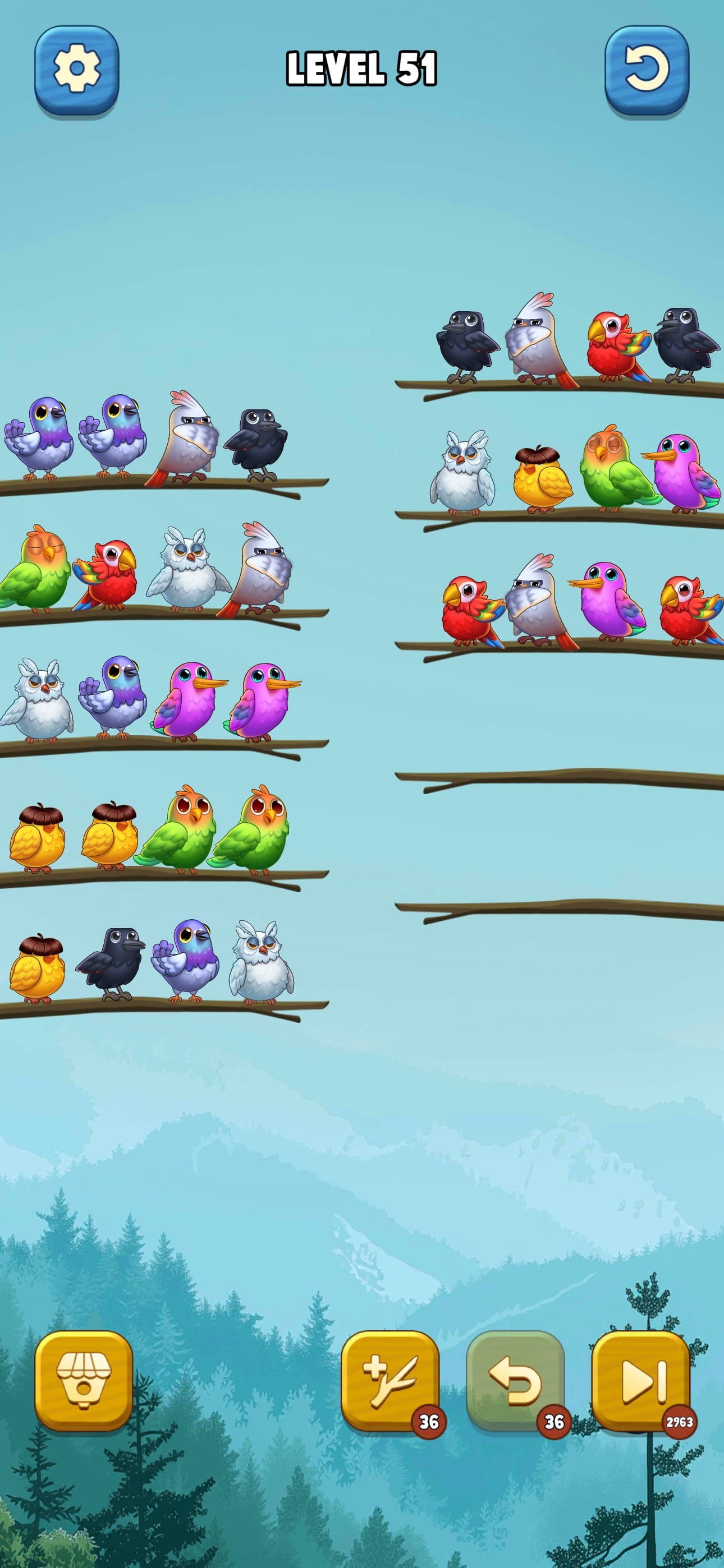 Jungle Bird Sort screenshot 5 - screenshot