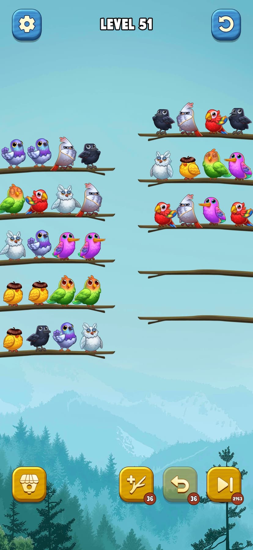 Jungle Bird Sort screenshot 5 - screenshot