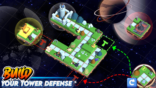 Monster Tiles TD: Tower Wars screenshot 1 - screenshot