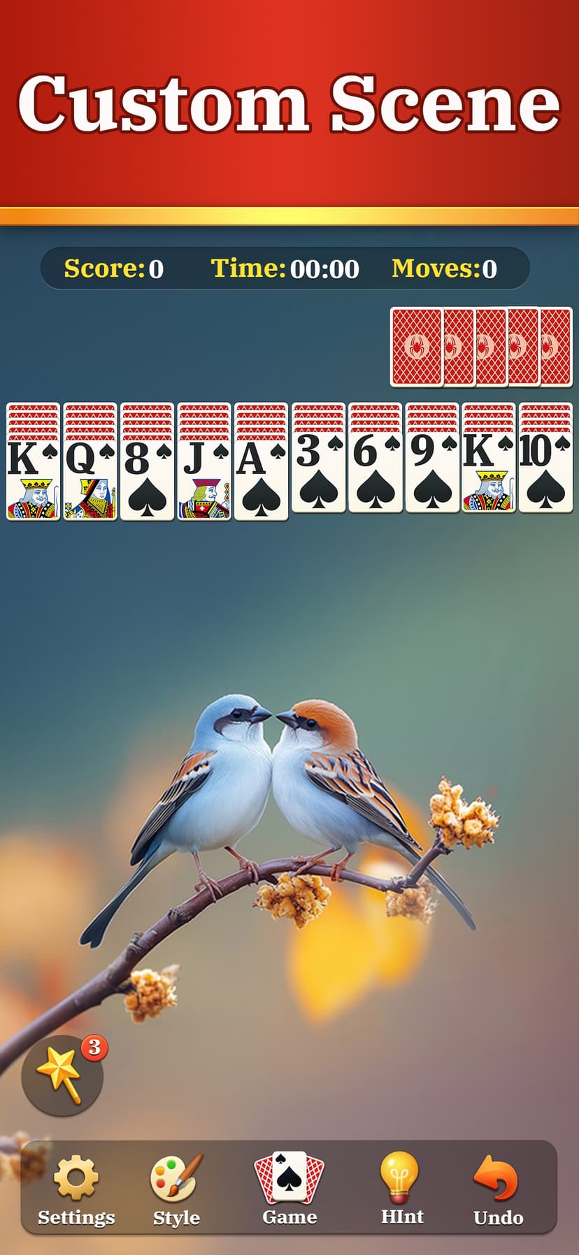 Spider Solitaire Zen Card Game screenshot 3 - screenshot