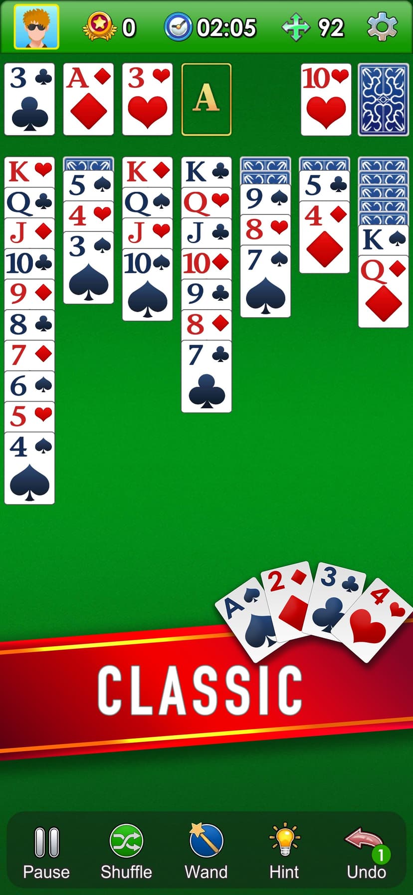 Solitaire ± screenshot 1 - screenshot