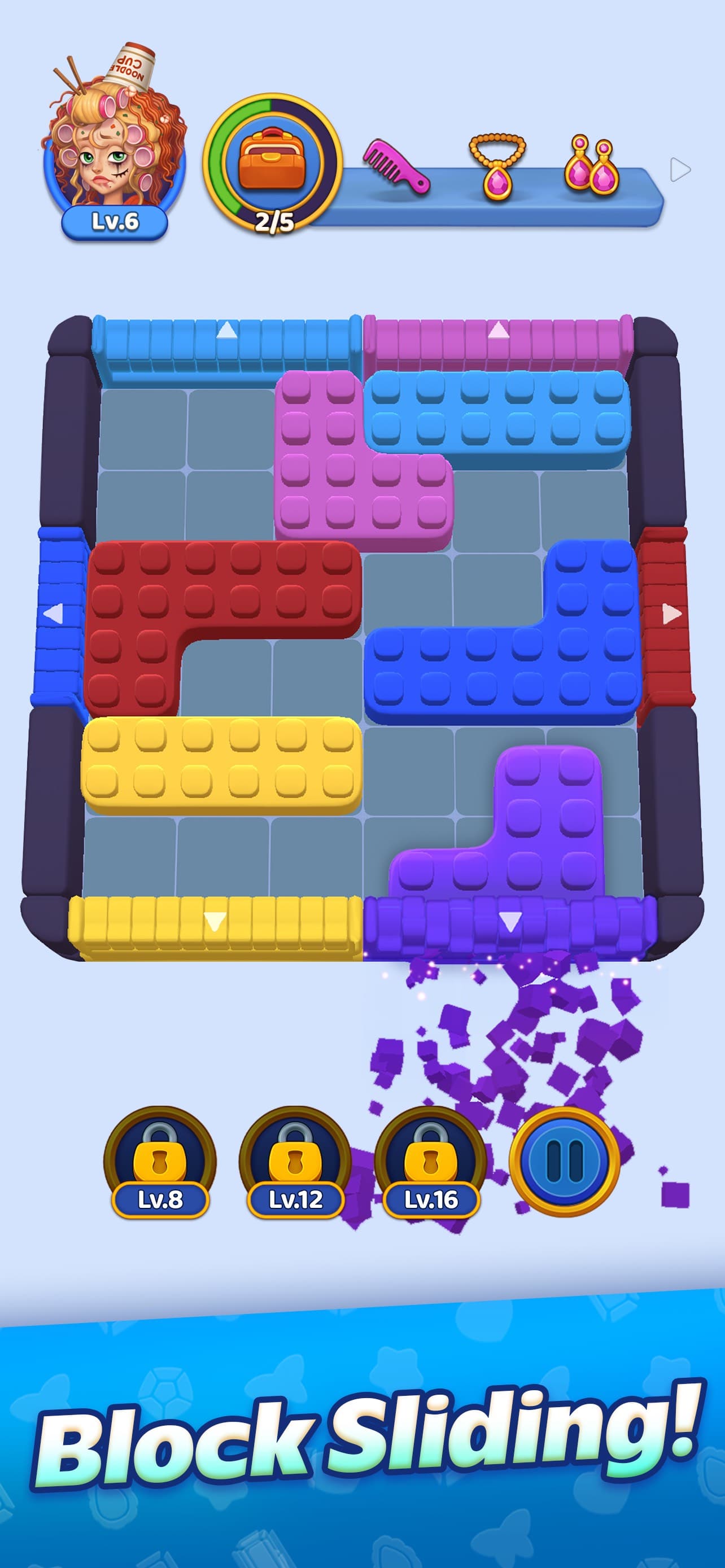 Jewelry Jam: Color Slide screenshot 2 - screenshot