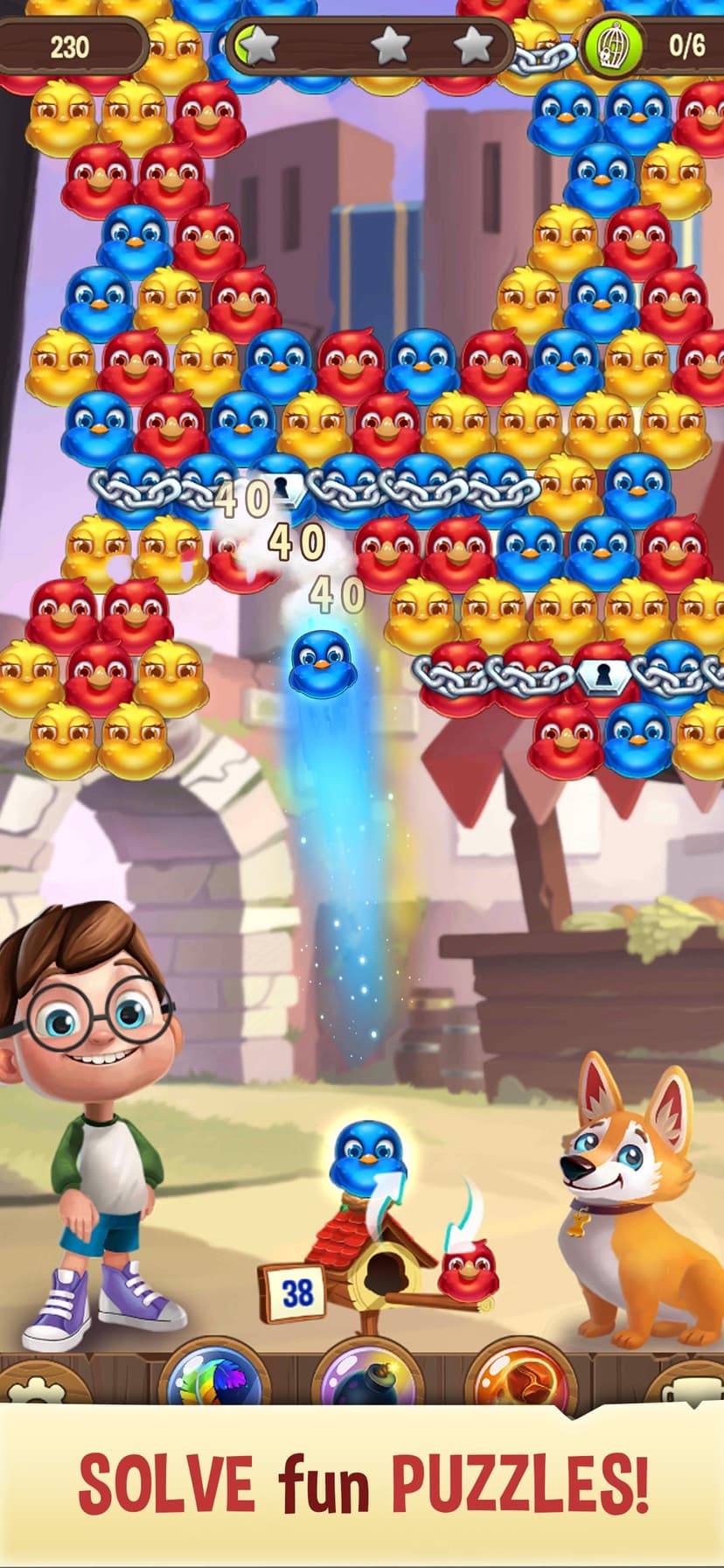 Bubble Birds V - Shooter screenshot 1 - screenshot