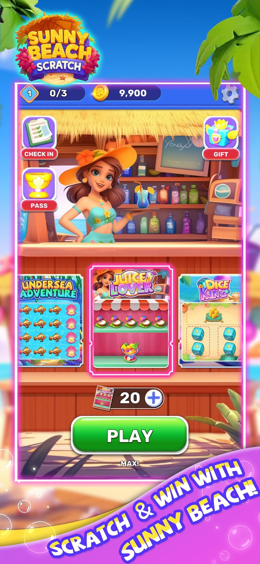 Sunny Beach Scratch screenshot 2 - screenshot