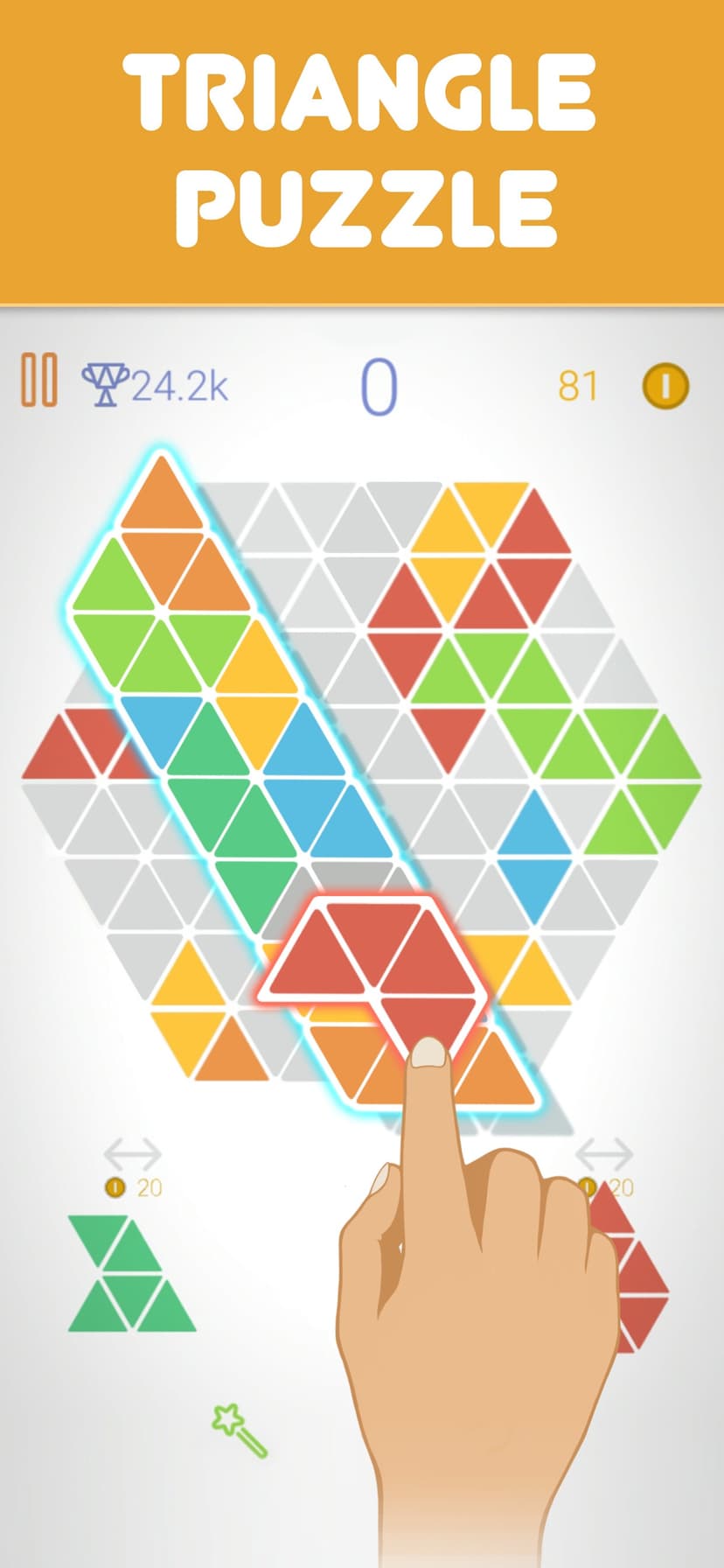 Tringles™ puzzle - royal 1010 screenshot 1 - screenshot