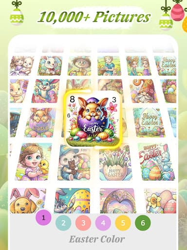 Easter Color by Number Games screenshot 21 - screenshot