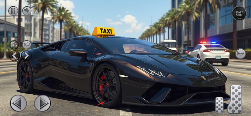 Grab City Taxi: Car Games 3D screenshot 4 - screenshot