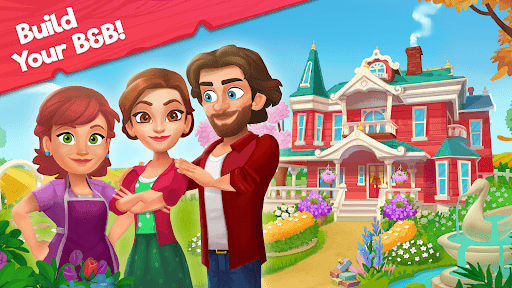 Delicious B&B: Decor & Match 3 screenshot 1 - screenshot