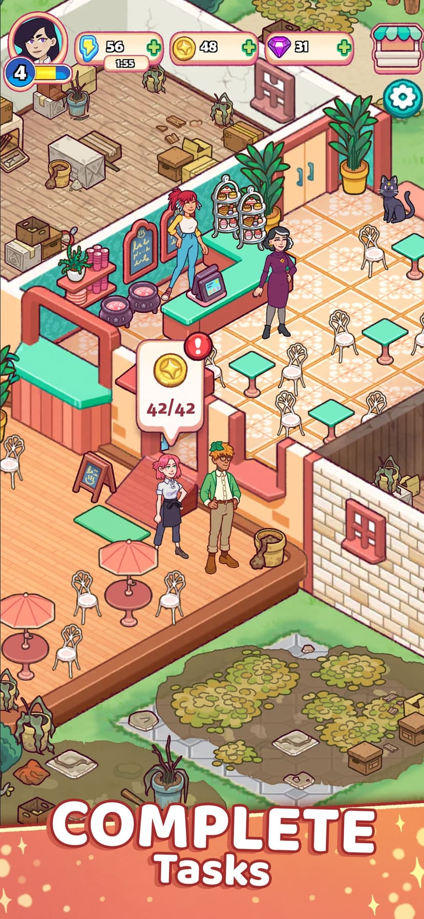 Starbrew Cafe: Mystical Merge screenshot 5 - screenshot