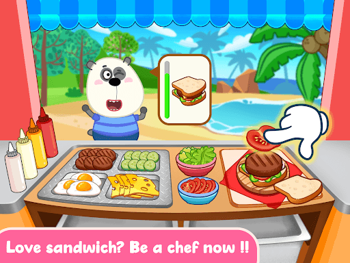 Wolfoo Cooking Game - Sandwich screenshot 6 - screenshot