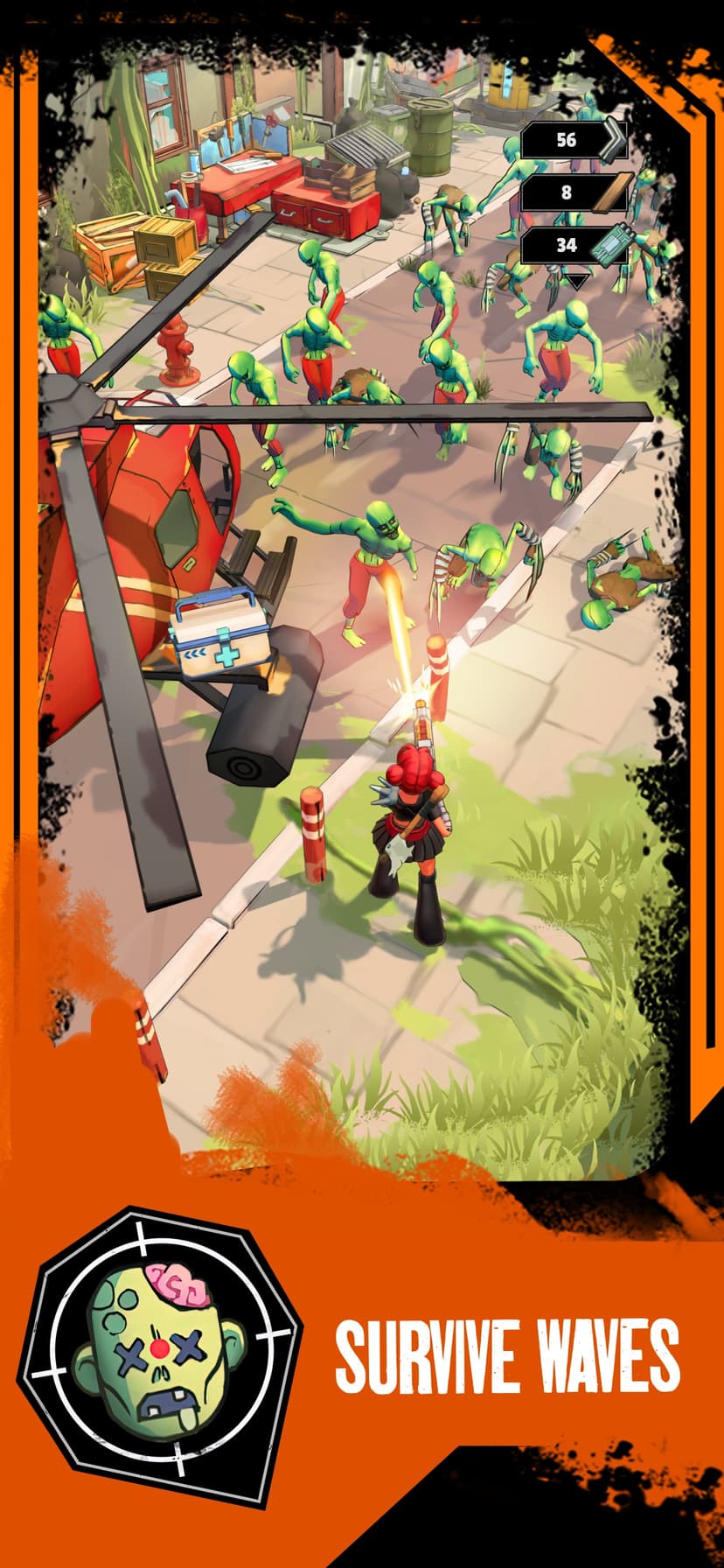 Zombiepunk: Fight & Survive screenshot 1 - screenshot