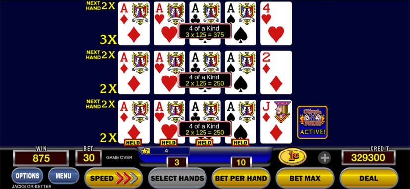 Ultimate X Poker - Video Poker screenshot 1 - screenshot