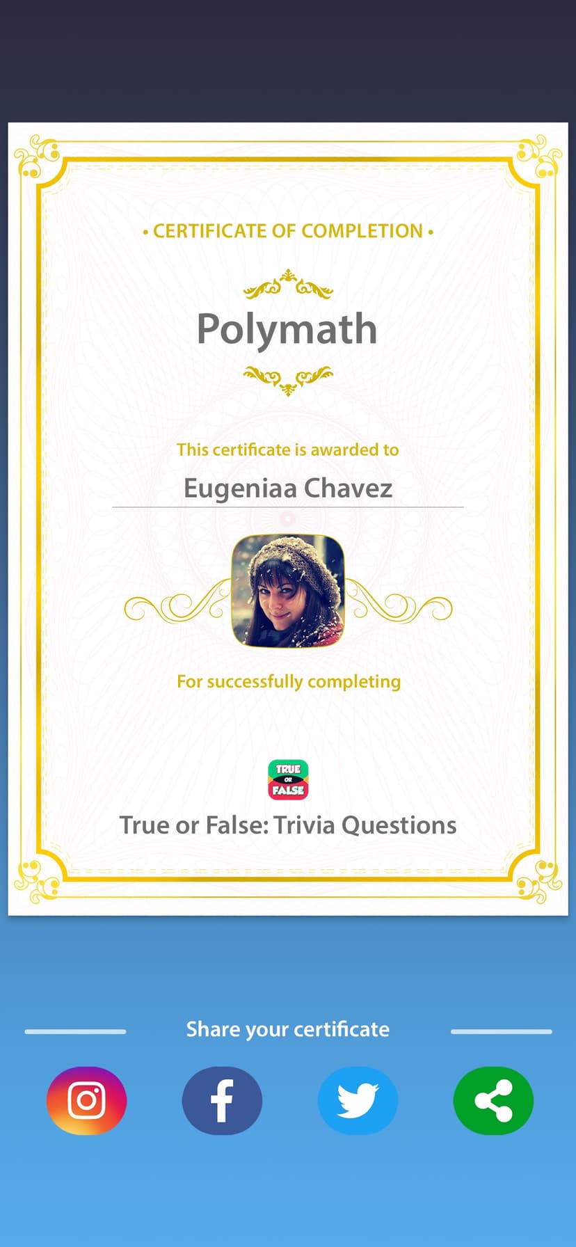 True or False:Trivia Questions screenshot 5 - screenshot