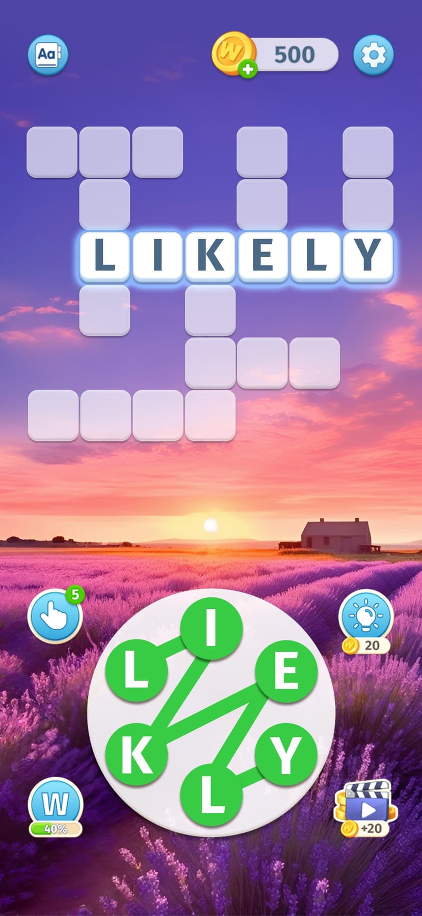 Sky Words: Word Puzzle Games screenshot 5 - screenshot