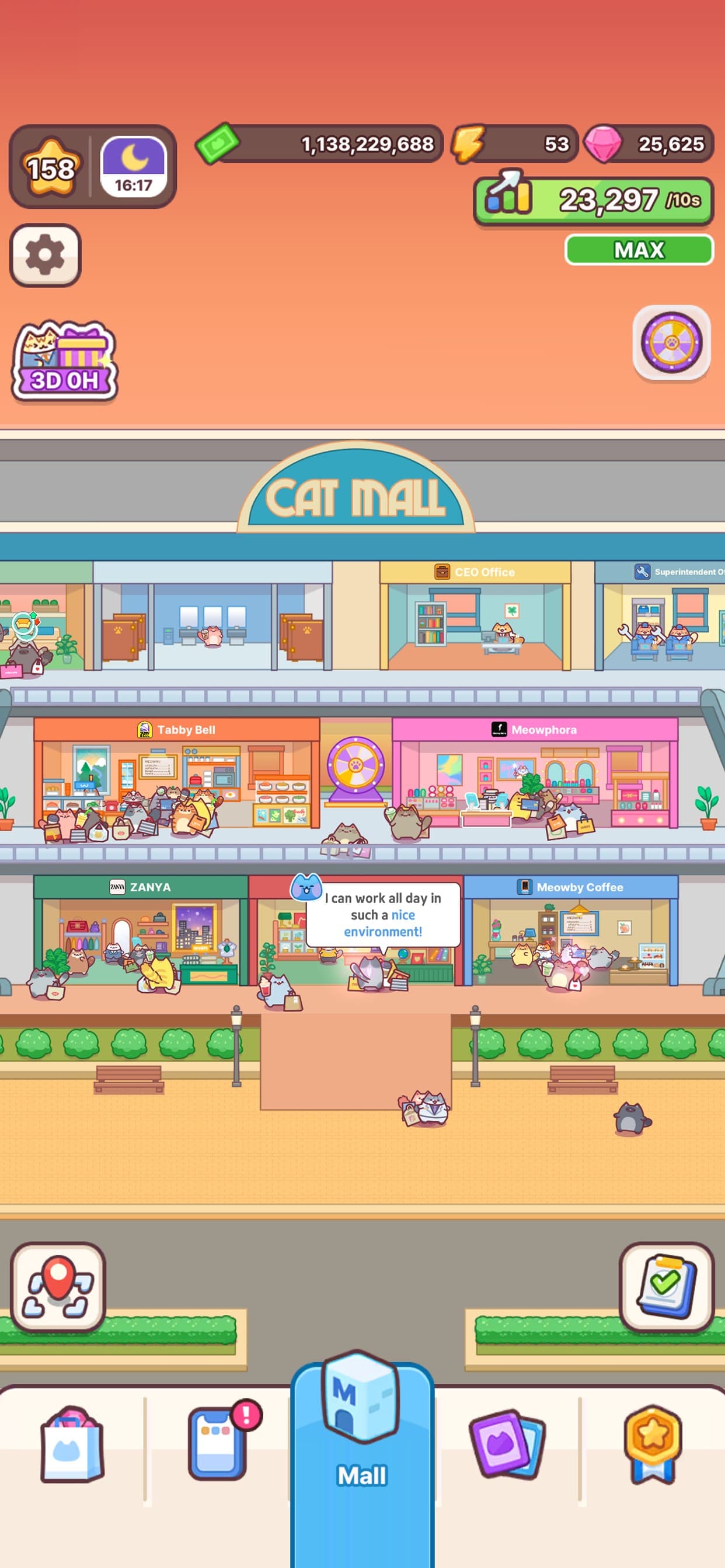 Cat Mall: Idle Shopping Tycoon screenshot 3 - screenshot