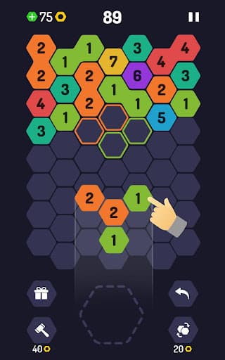 UP 9 Hexa Puzzle! Merge em all screenshot 2 - screenshot