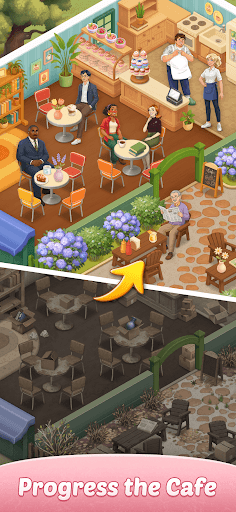 Corner cafe : Merge & Cook screenshot 2 - screenshot