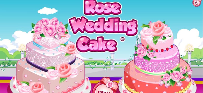 Rose Wedding Cake Cooking Game screenshot 2 - screenshot