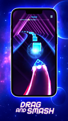 Beat Rush: Cyber Neon Rhythm screenshot 2 - screenshot