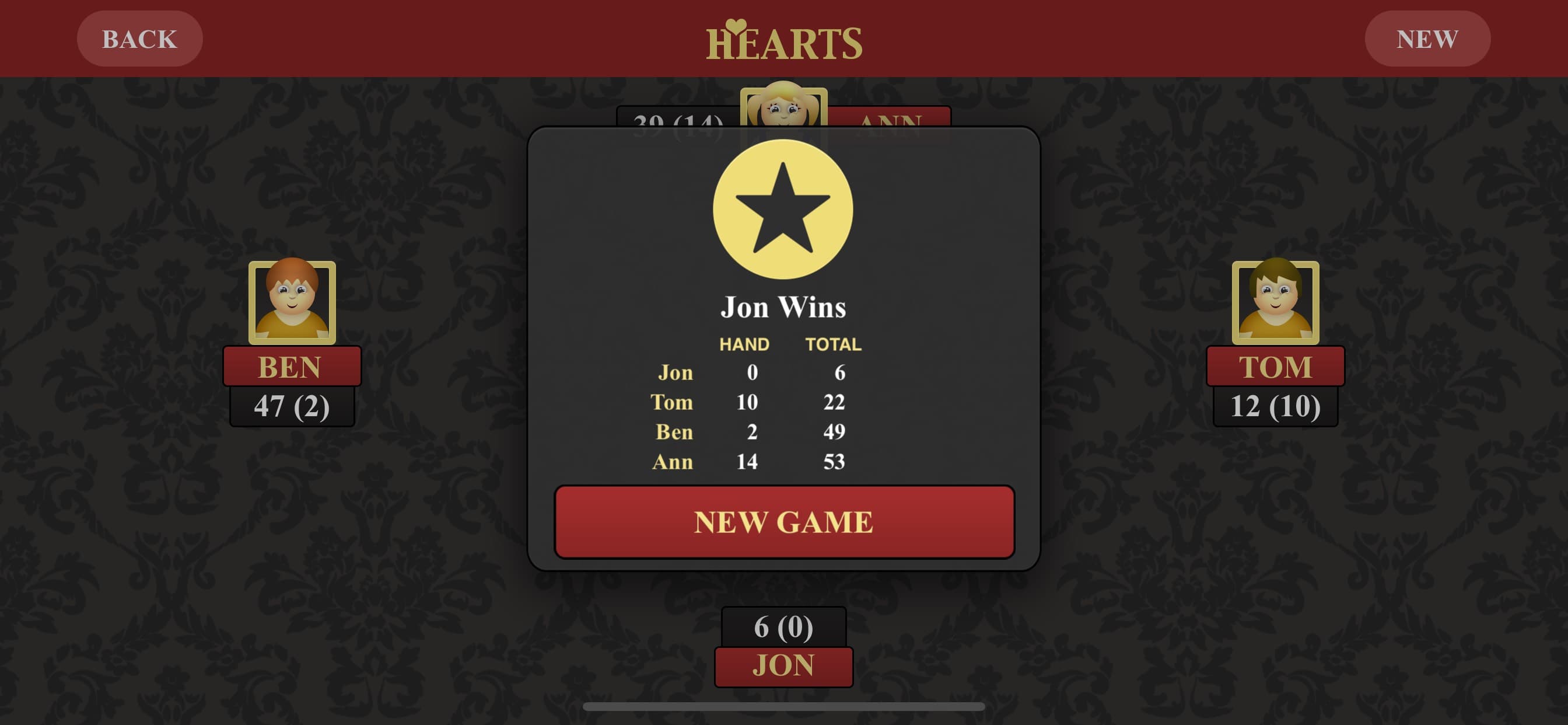 Hearts ∙ screenshot 4 - screenshot