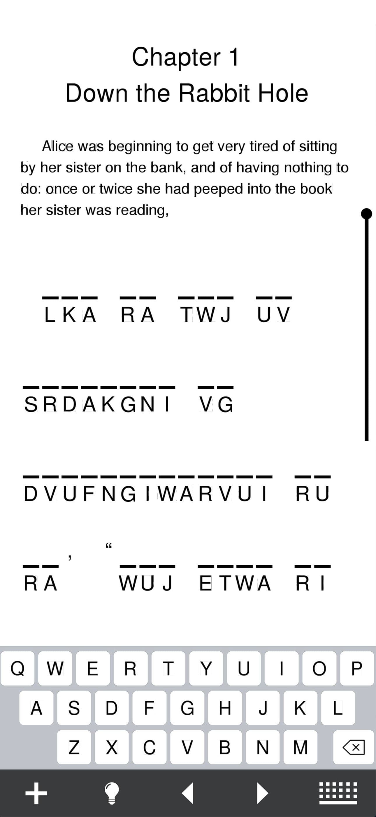Cryptogram Tale screenshot 1 - screenshot
