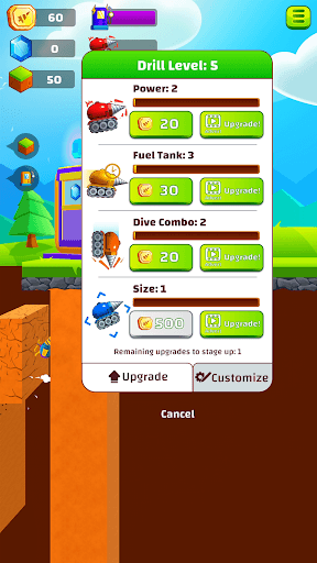 Ground Digger: Lava Hole Drill screenshot 3 - screenshot