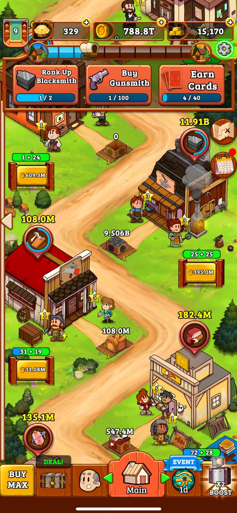 Idle Frontier: Western Tapper screenshot 7 - screenshot
