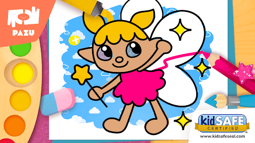 Coloring games for kids 2-6 screenshot 1 - screenshot