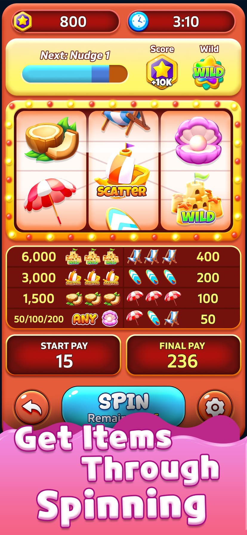 Coastal Vacation Slots screenshot 1 - screenshot