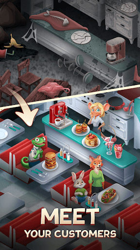 Merge Inn - Cafe Merge Game screenshot 3 - screenshot