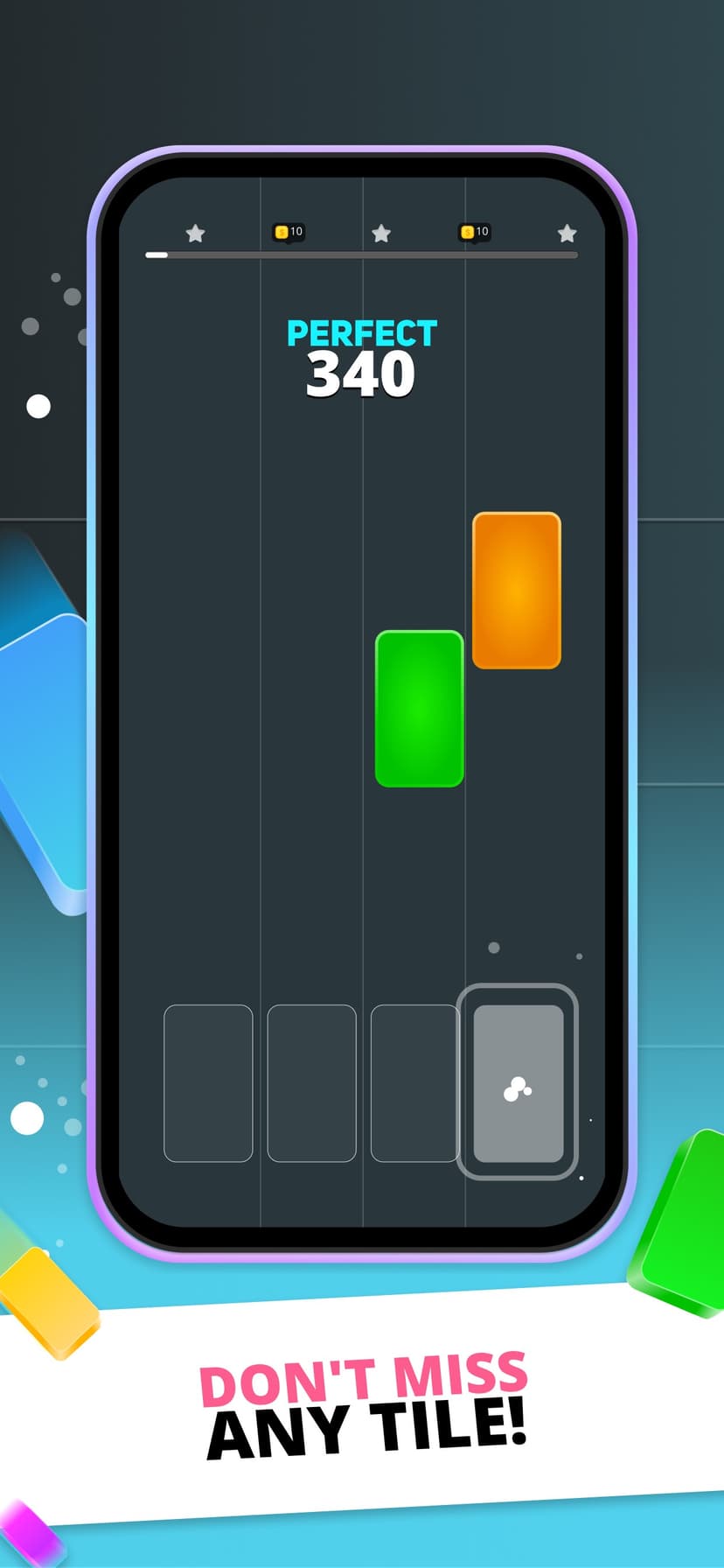 Infinite Tiles - EDM & Piano screenshot 1 - screenshot