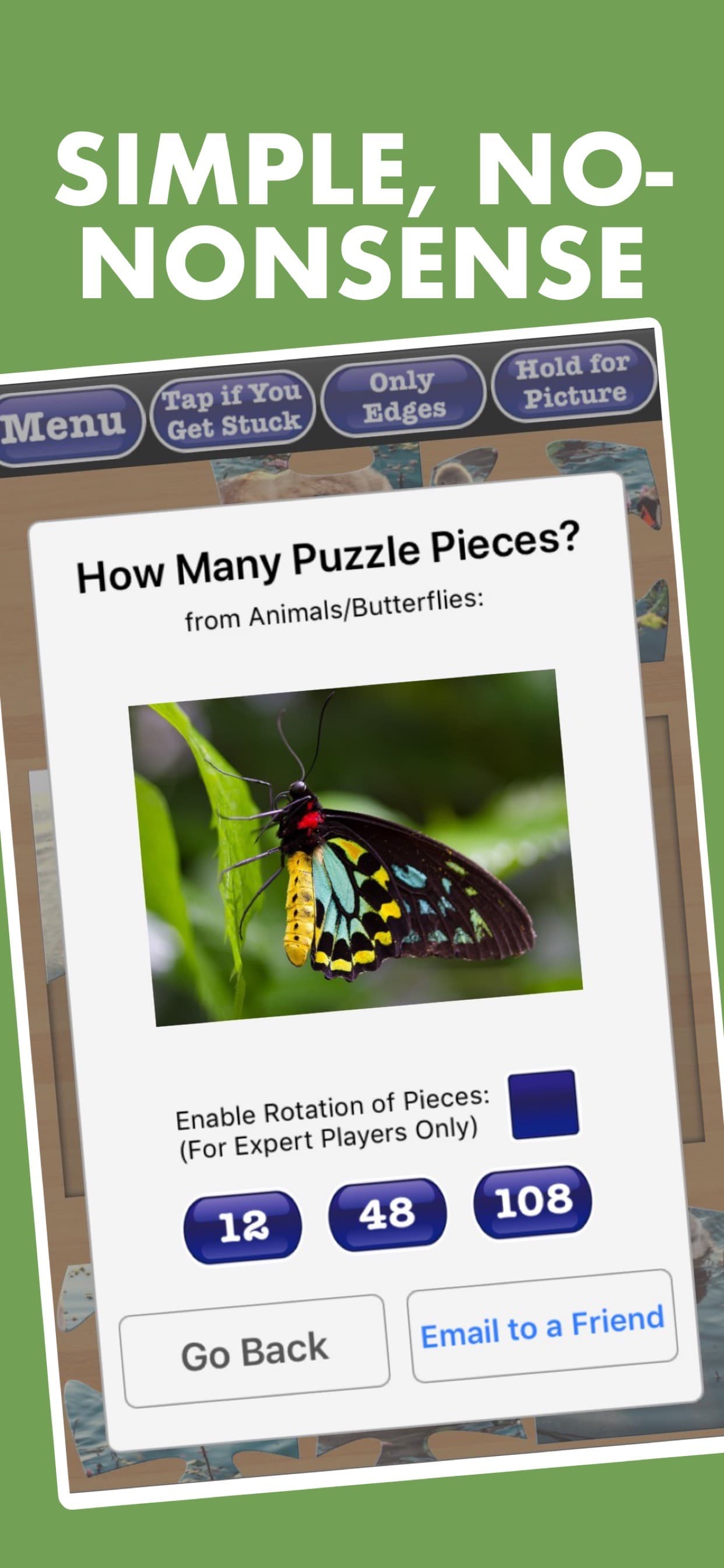 Mess Free Jigsaw Puzzles screenshot 2 - screenshot