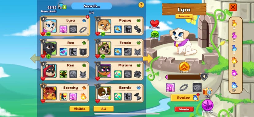 Dungeon Dogs - Idle Hero RPG screenshot 6 - screenshot