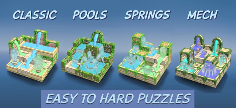 Flow Water Fountain 3D Puzzle screenshot 1 - screenshot