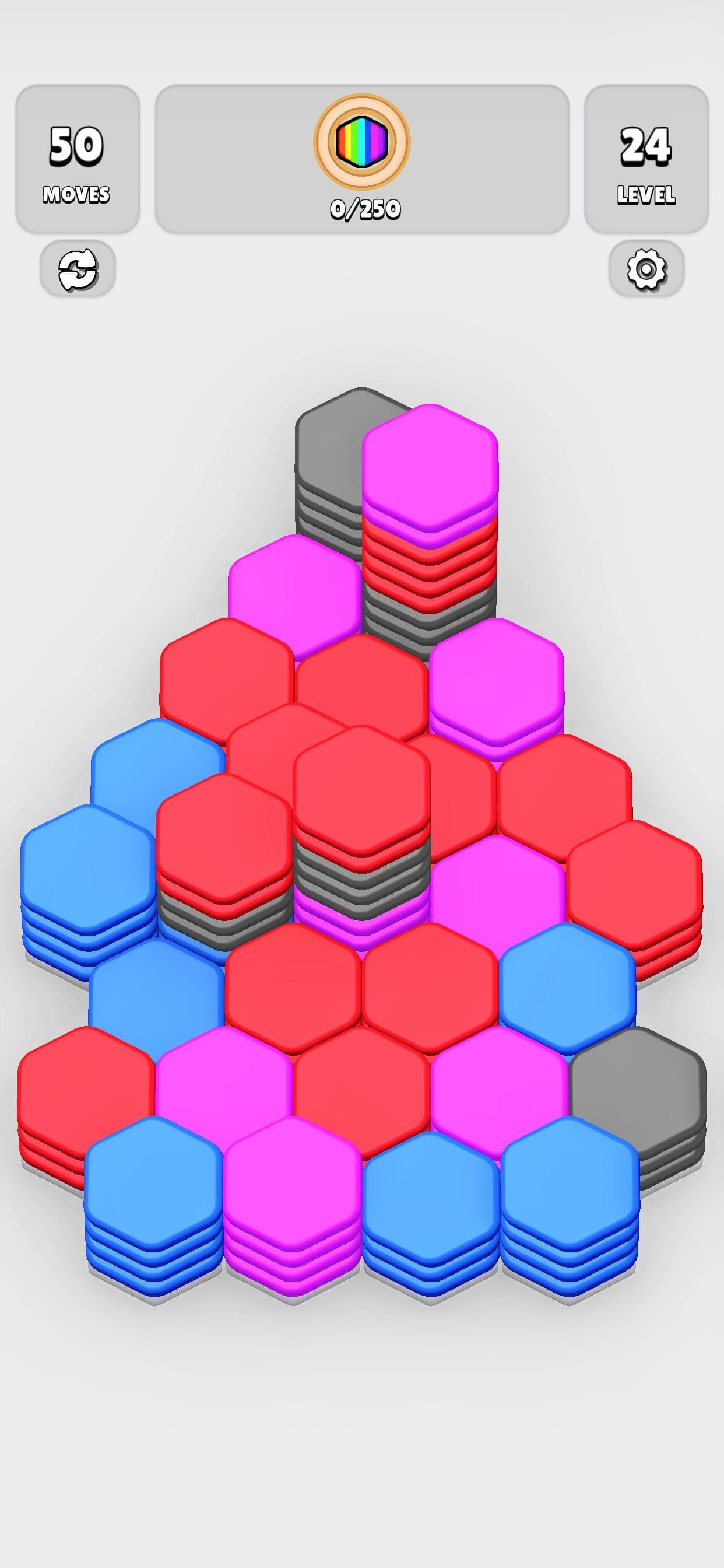 HexaBlast Puzzle - Sort Colors screenshot 3 - screenshot