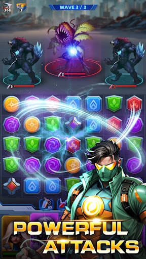 Superhero & Puzzles Match3 RPG screenshot 5 - screenshot