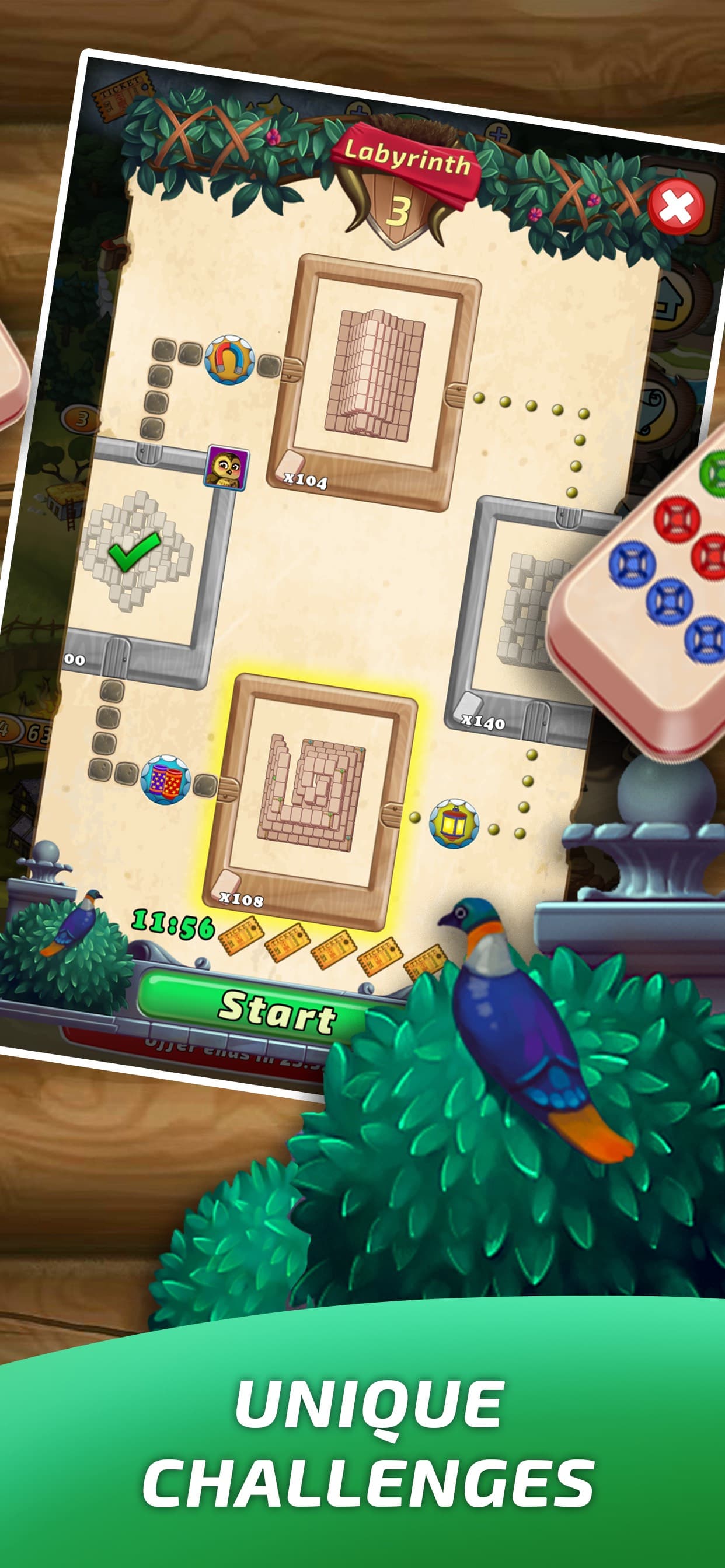 Mahjong Village Solitaire game screenshot 3 - screenshot