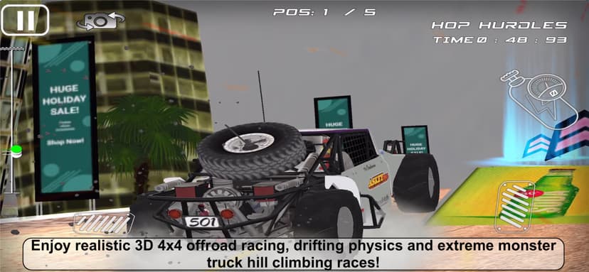 4x4 OFFROAD MONSTER TRUCK RACE screenshot 6 - screenshot