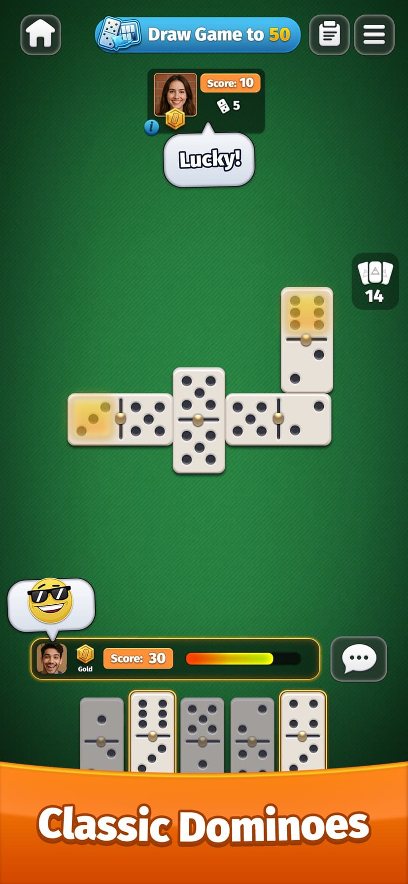 Domino online - play dominoes! screenshot 1 - screenshot