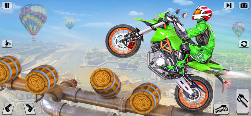 Bike 360 Flip Stunt game 3d screenshot 6 - screenshot