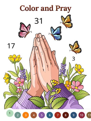 Bible Coloring Paint By Number screenshot 22 - screenshot