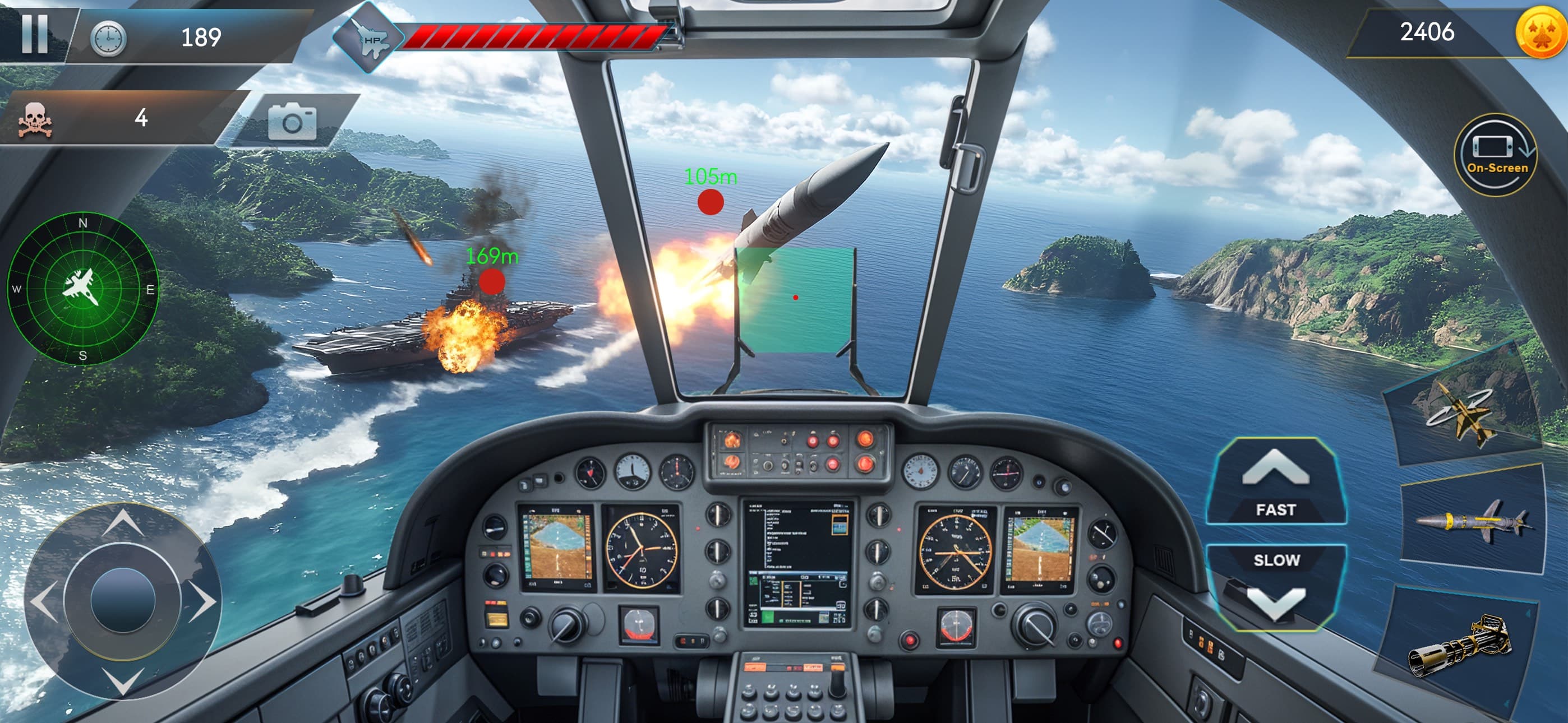 Airplane War Fighter Jet Games screenshot 5 - screenshot