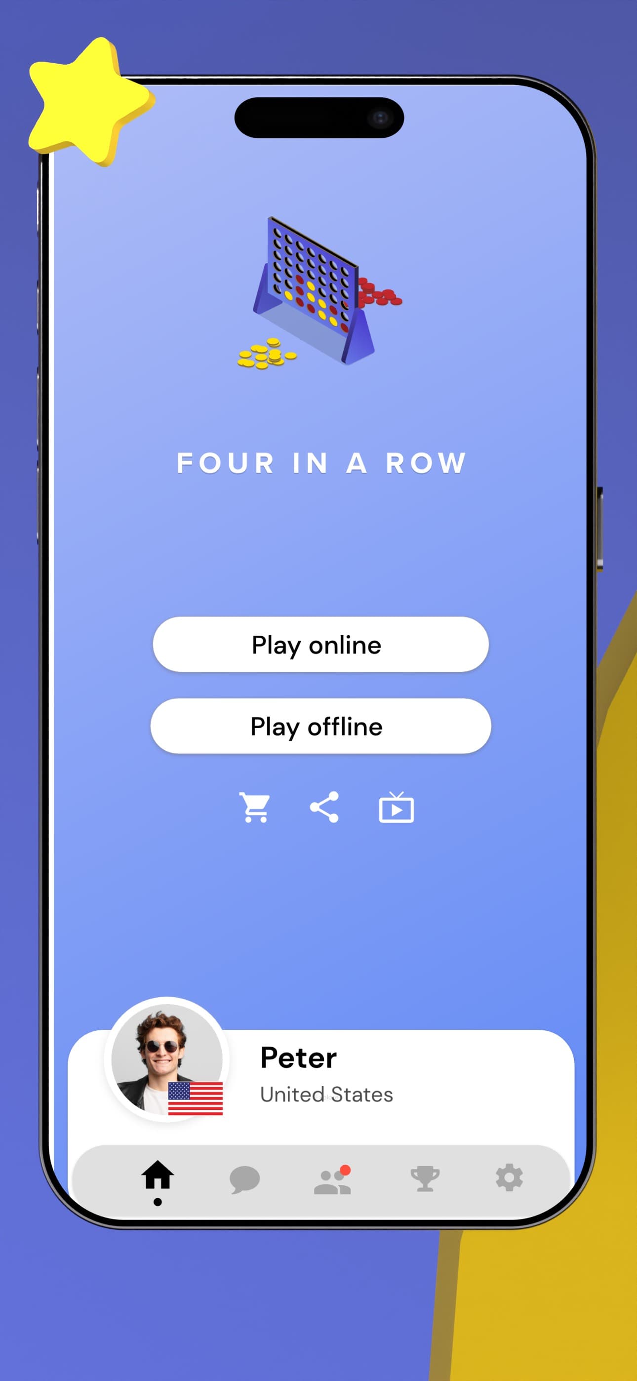 Four in a Row - Connect Lines screenshot 2 - screenshot
