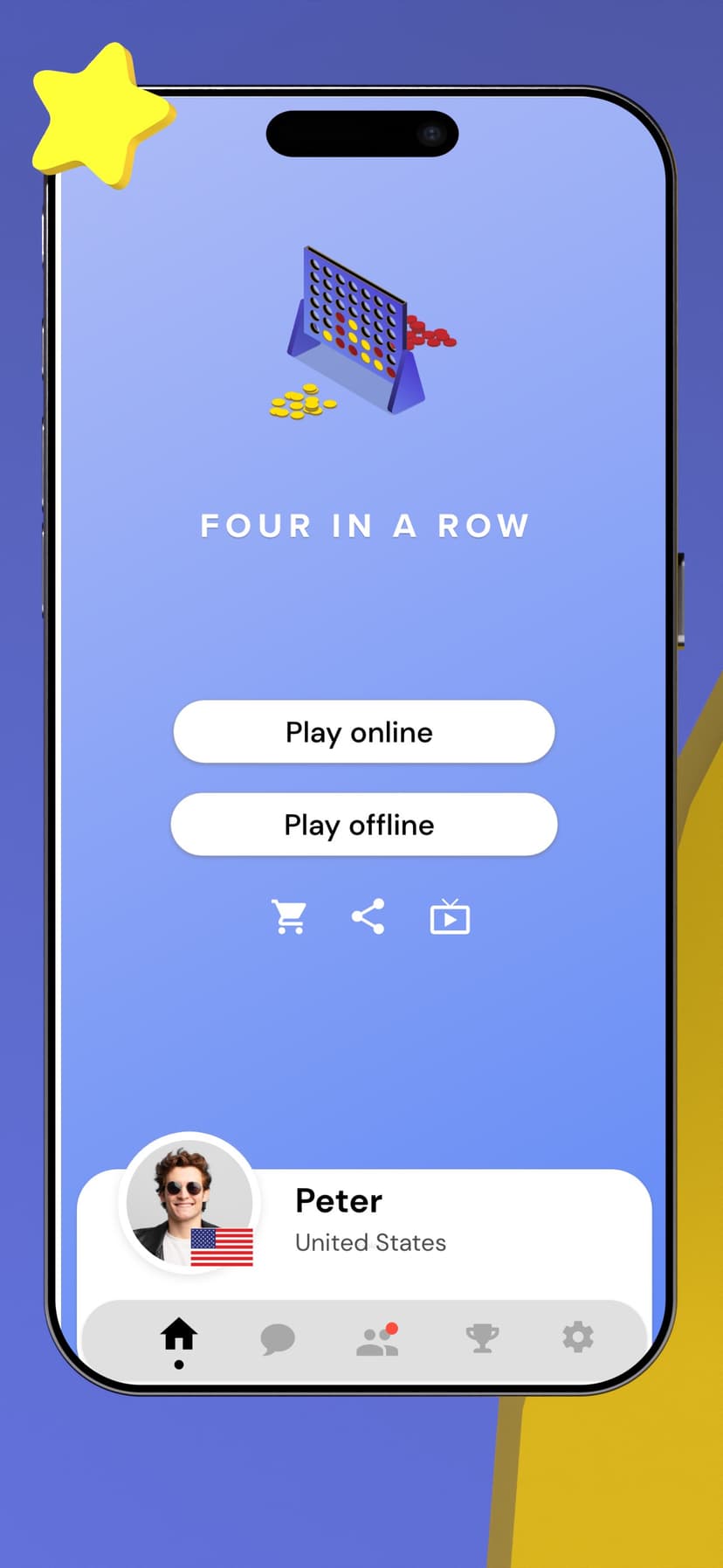 Four in a Row - Connect Lines screenshot 2 - screenshot