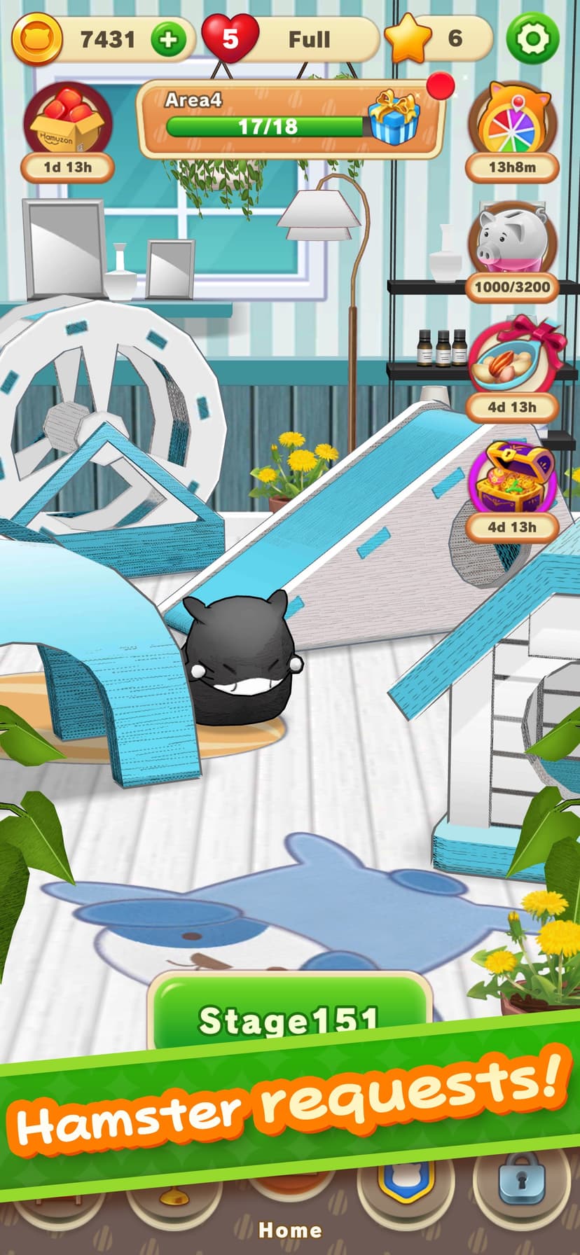 Hamster Life Match and home screenshot 3 - screenshot