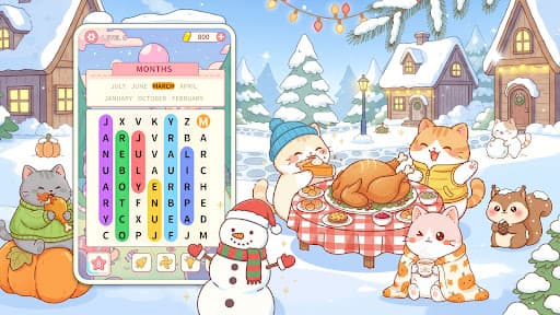 Ring of Words2: Cats Party screenshot 1 - screenshot