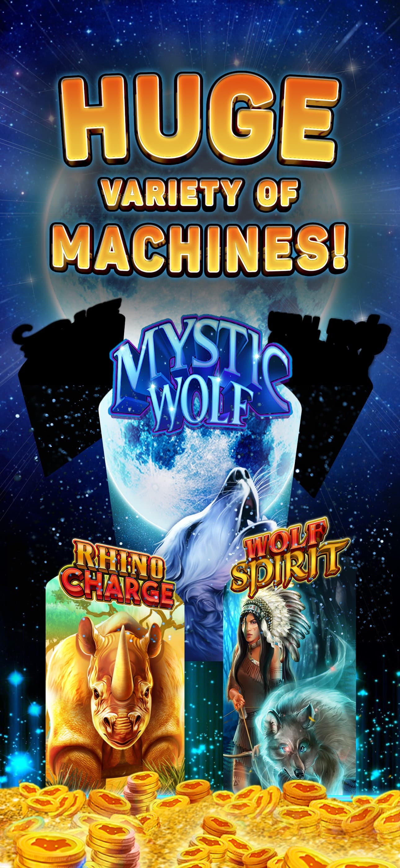 Wolf Bonus Casino -Vegas Slots screenshot 1 - screenshot